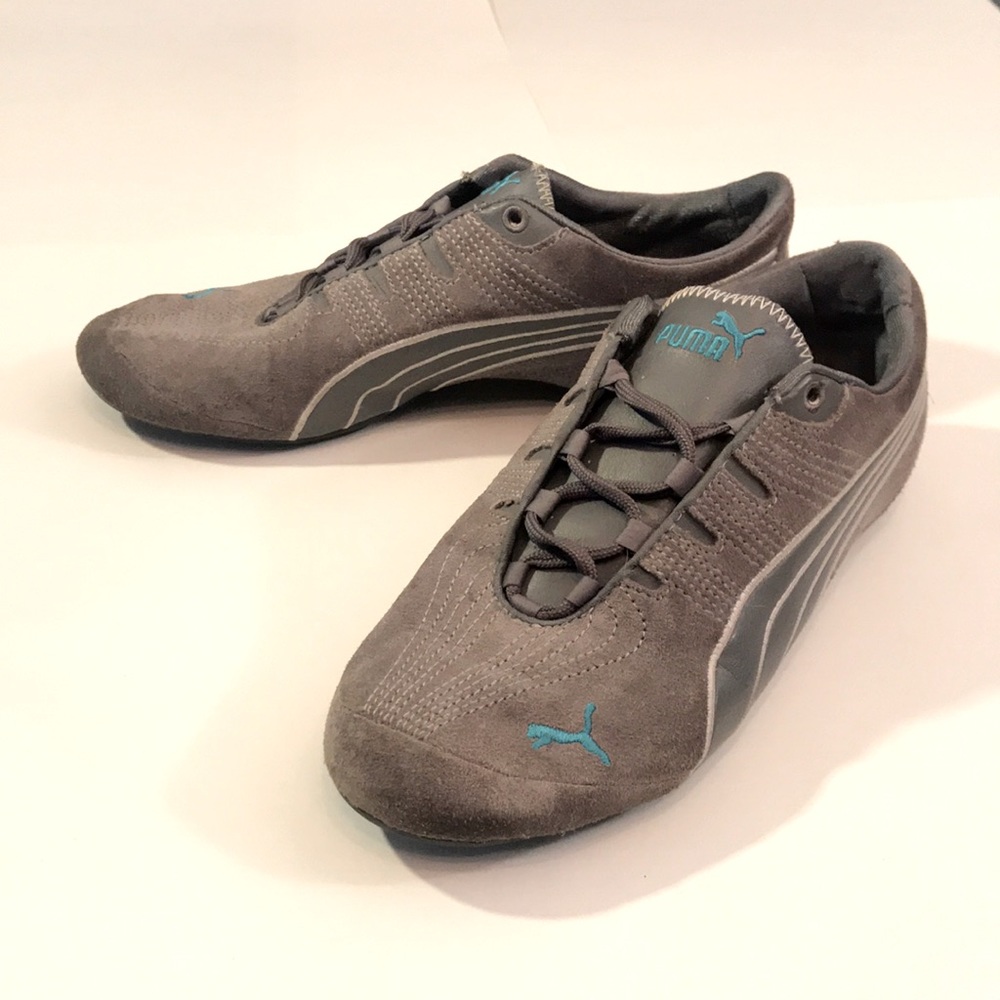 Woman’s Puma Soleil Gray Suede Casual Sneaker 8.5